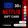 Netflix Gift Card | €30 | АВТО ВЫДАЧА | Европа