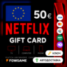 Netflix Gift Card | €50 | АВТО ВЫДАЧА | Европа
