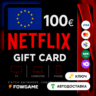 Netflix Gift Card | €100 | АВТО ВЫДАЧА | Европа