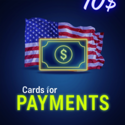 10$ Карта для оплат Любых зарубежных сервисов