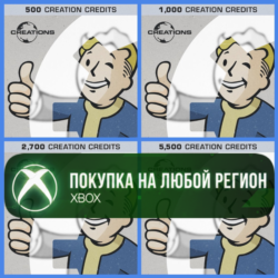 Fallout 4: Кредиты Творчества XBOX Creation Credits XBOX / ПК На Любой Регион