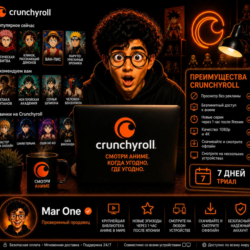 Crunchyroll Premium Mega Fan • Личный профиль • Доступ 1 / 3 / 6 месяцев