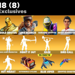 Мгновенный доступ • FN (все платформы) • 182 skins • 550 VB• Полный доступ