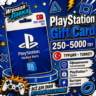 Код пополнения PlayStation | PSN | 250-5000 TRY | Лиры | Турция | Карта активации