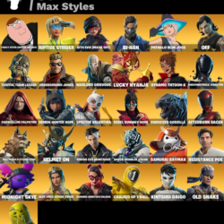 Мгновенный доступ • FN (все платформы) • 64 skins • Peter Griffin•Zeus• Полный доступ