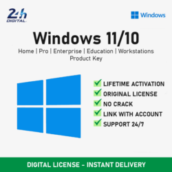 Windows 11/10 Pro | Home | Enterprise | Education | Workstations Лицензионный ключ