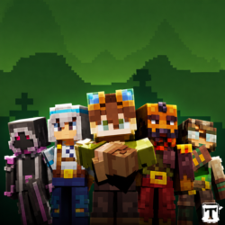 Minecraft Tubbo&acute;s RealmSMP RPG 13 скинов с КЛЮЧАМИ / КОДАМИ Java и Bedrock