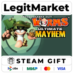 Worms Ultimate Mayhem / Steam АВТО / РУ   МИР