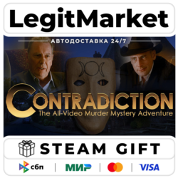 Contradiction - the all-video murder mystery adventure / Steam АВТО / РУ   МИР