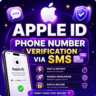 Apple ID | Номер телефона | SMS-верификация | США