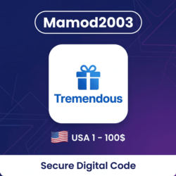 Предоплаченная карта Tremendous USA (USD) 1 - 50$