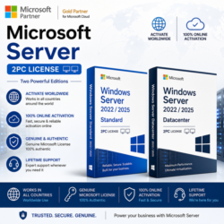 Windows Server Standard & Datacenter | Лицензия на 2ПК | Активация по всему миру