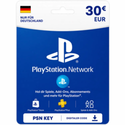 PlayStation Network Card 30 EUR (DE) PSN Key GERMANY