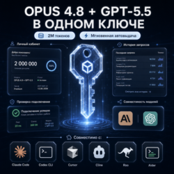 GPT 5.6 + Fable 5 в одном API-ключе 2M токенов