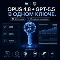 GPT 5.6 + Fable 5 в одном API-ключе 5M токенов