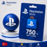 Цифровая подарочная карта PlayStation (PSN) на 750 турецких лир | Быстрая доставка