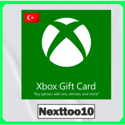 Подарочная карта Xbox Live на 25-50-100-300 турецких лир (Турция)
