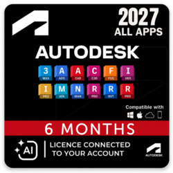 Autodesk All Apps 2024-2027 Активация на 6 месяцев Edu