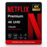 Netflix Premium 4K UHD – 1 Month Personal Account