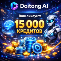 Doitong AI — Аккаунт с балансом 15 000 кредитов