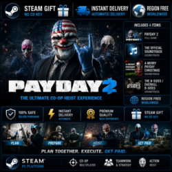 PAYDAY 2 Standard — PC Steam Gift / Без региона