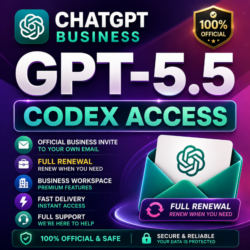 ОФИЦИАЛЬНОЕ Приглашение в ChatGPT Business | GPT и Codex Включены | Продление Каждый