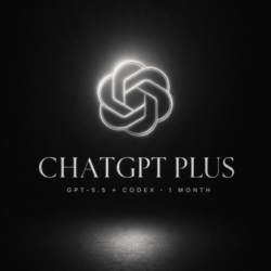 [24/7] | CHATGPT PLUS | GPT-5.6 Sol | 1 МЕСЯЦ | ЛИЧНЫЙ АККАУНТ | OPENAI