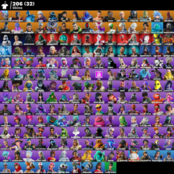 Мгновенный доступ • FN (все платформы) • 206 skins • 3400 VB• Полный доступ
