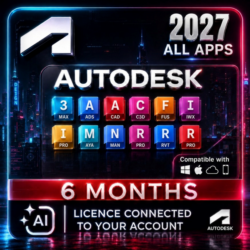 Активация Autodesk All Apps 2024–2027 на 6 месяцев