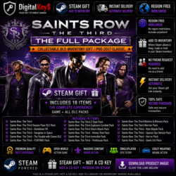 Saints Row: The Third - The Full Package — Steam Gift / Без региона / Worldwide