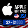 Apple Gift Card USA      | App Store & iTunes | Автовыдача 24/7 | $2-$500