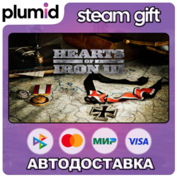 Hearts of Iron III Steam Gift / Россия   МИР / АВТО