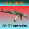 AK-47 | Aphrodite (ЗОЛОТОЙ КАЛАШ) - отправка трейдом