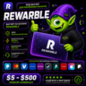 REWARBLE GIFT CARD USD    ПОПОЛНЕНИЕ СЕРВИСОВ | АВТО ВЫДАЧА 24/7 | ВАУЧЕР |  КАРТА