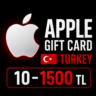 Apple Gift Card Turkey      | 10–1500 TL | Моментальная выдача