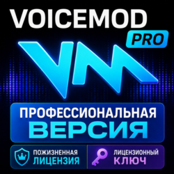 Пожизненный лицензионный ключ Voicemod PRO