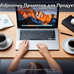 100 Midjourney Промптов для Продуктового Фото — Коллекция AI-промптов для коммерческо