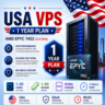 США VPS - 1 Год | AMD 2xEPYC 7452 | Быстрый NVMe | Порт 2 Гбит/с