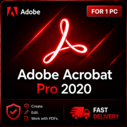 Adobe Acrobat Pro 2020 для 1 ПК — Мгновенная доставка