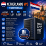 Нидерланды VPS - 1 Месяц | AMD EPYC 7763 | Быстрый NVMe | Порт 2 Гбит/с