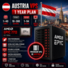 Австрия VPS - 1 Год | AMD EPYC 7713 | Быстрый NVMe | Порт 2 Гбит/с