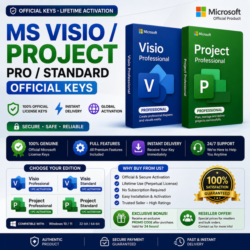 Официальные ключи MS VISIO / PROJECT PRO STANDARD