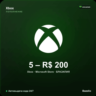 Xbox Gift Card Бразилия BRL · 5–200 реалов · Автовыдача кода 24/7