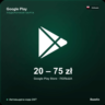 Google Play Gift Card Польша PLN от 20 до 75 злотых Автовыдача кода 24/7