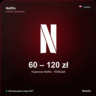 Netflix подарочная карта Польша PLN от 60 до 120 злотых Автовыдача кода 24/7