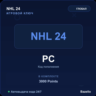 NHL 24 3000 Points код пополнения внутриигровой валюты · Global · Автовыдача 24/7