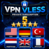 Личный VPN VLESS | Happ v2Ray Hiddify | США ГЕРМАНИЯ ТУРЦИЯ Нидерланды Великобритания
