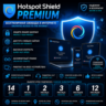 Hotspot Shield Premium | 14 дней / 1 / 2 / 3 / 6 / 12 мес | Безлимит | HotspotShield