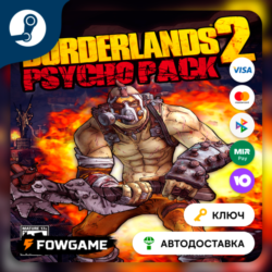 Borderlands 2: Psycho Pack DLC (КИТАЙ)   КЛЮЧ STEAM