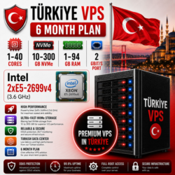 Турция VPS - 6 Месяцев | AMD EPYC 7713P | Быстрый NVMe | Порт 2 Гбит/с